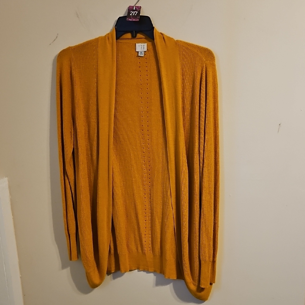 A New Day Gold Cardigan. In EUC